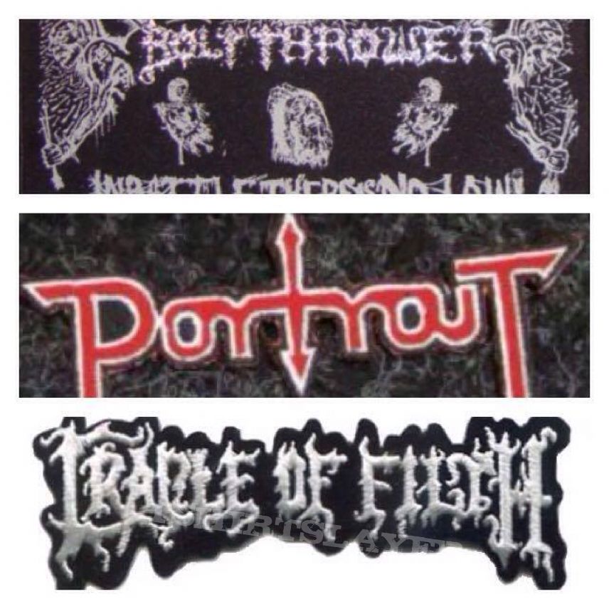 Bolt Thrower Wanted patches