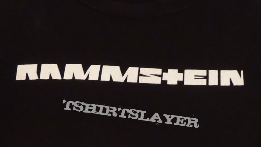 Rammstein White Logo T - 2009, L