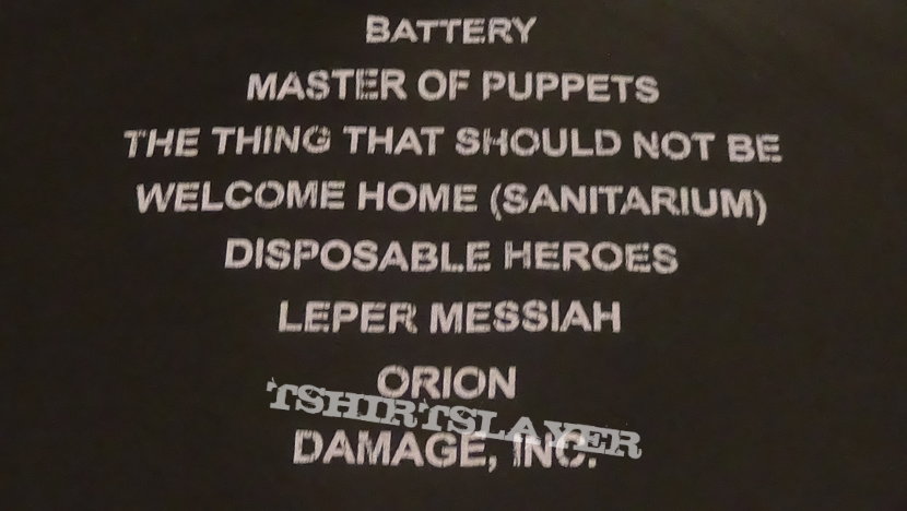 Metallica Master of Puppets T (Reprint) - 2017, XL
