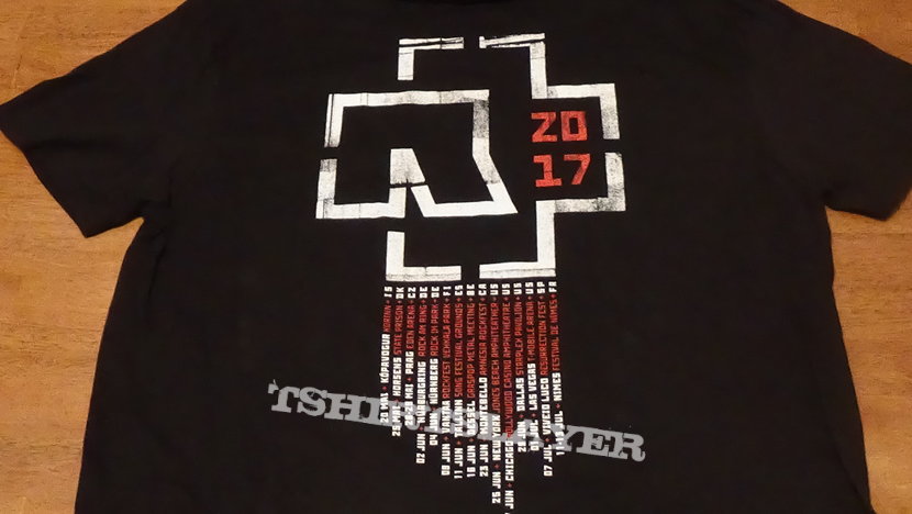 Rammstein Tour 2017 T - 2017, XL | TShirtSlayer TShirt and BattleJacket  Gallery
