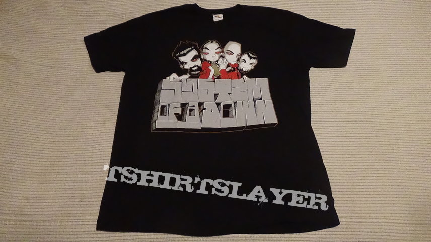 System Of A Down Street Art T - 2002, XL System Of A Down Street Art T - 2002, XL
