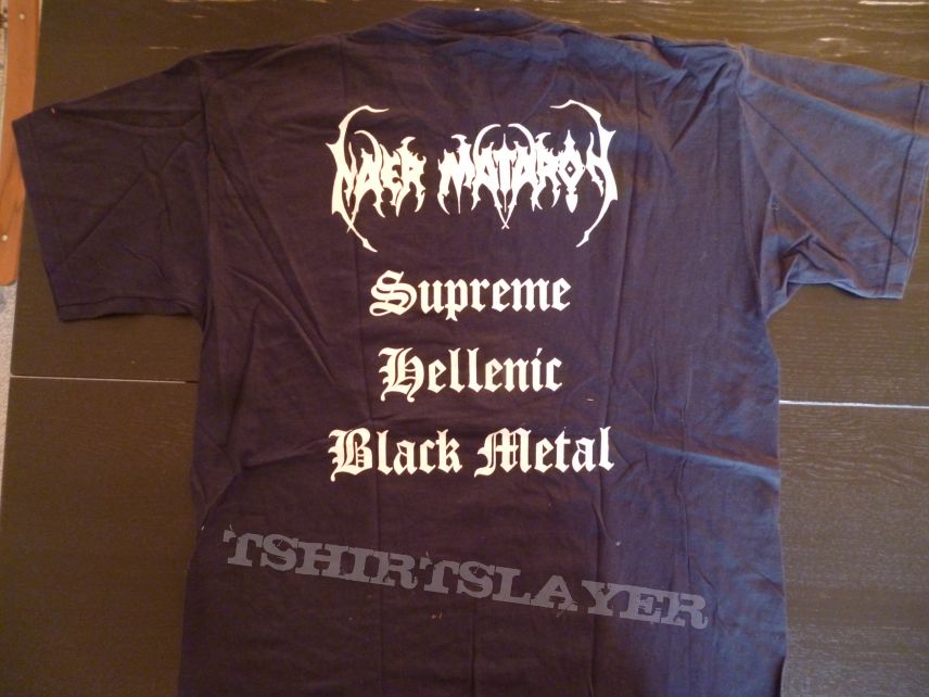 NAER MATARON - Supreme hellenicblack metal shirt