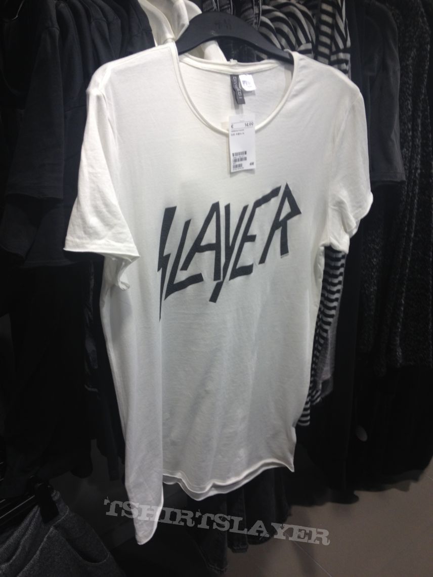 Slayer - T shirt - white H&M | TShirtSlayer TShirt and BattleJacket Gallery