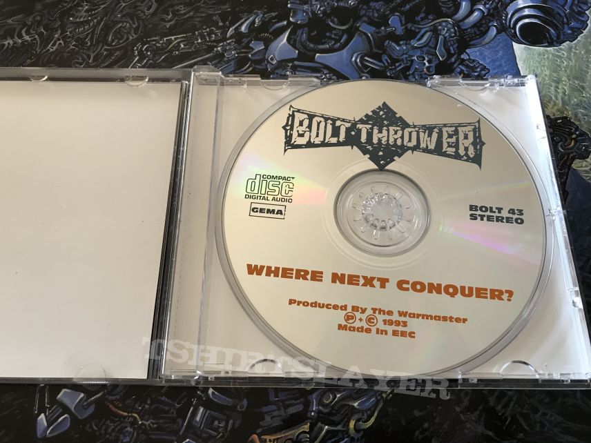 Bolt Thrower - where next to conquer CD