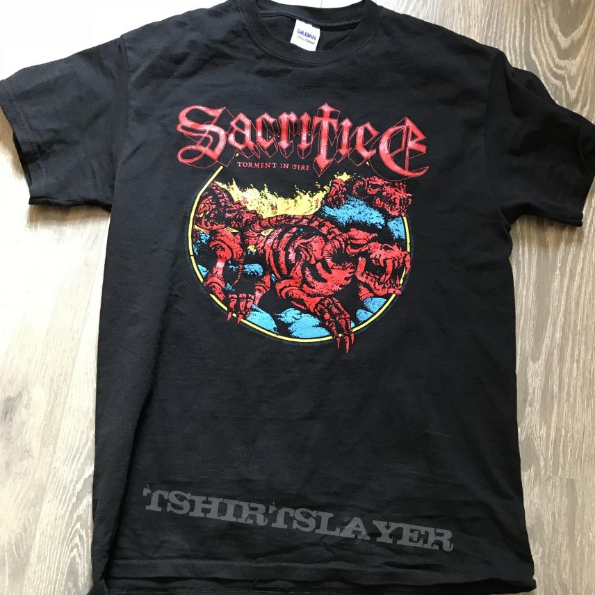Sacrifice - Torment in fire shirt | TShirtSlayer TShirt and ...