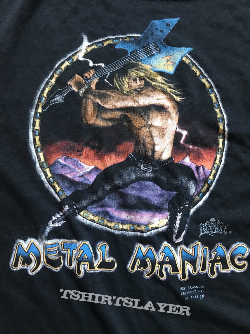 Slayer Metal Maniac - Shirt | TShirtSlayer TShirt and BattleJacket Gallery