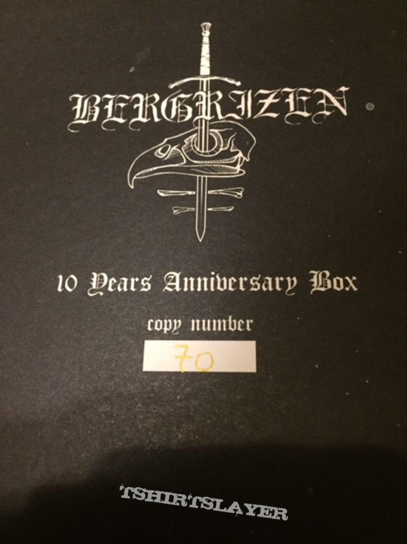 Bergrizen - 10 Years Anniversary Wooden 5LP Box