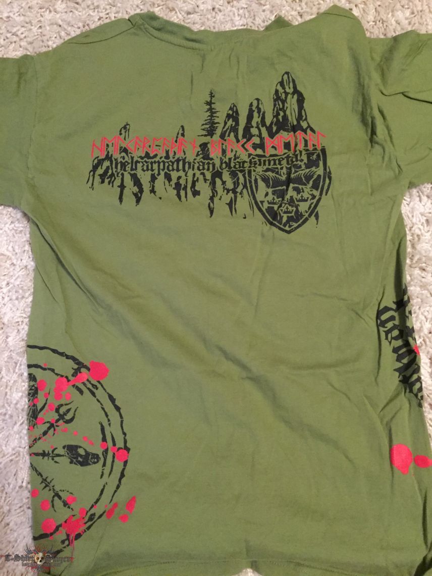 Kroda - HelCarpathian Black Metal green t-shirt