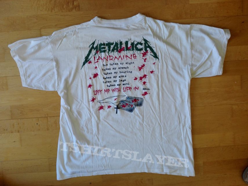 Metallica Landmine Tour Shirt PUSHEAD