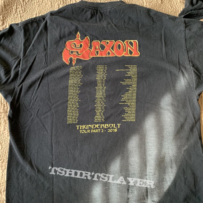 Saxon 2018 Thunderbolt Tour