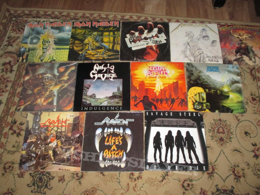 Agent Steel Some of my LPs