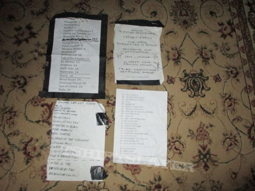 Accept My setlists