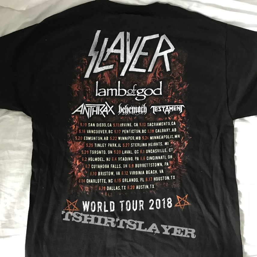 Slayer US Tour 2018 Shirt