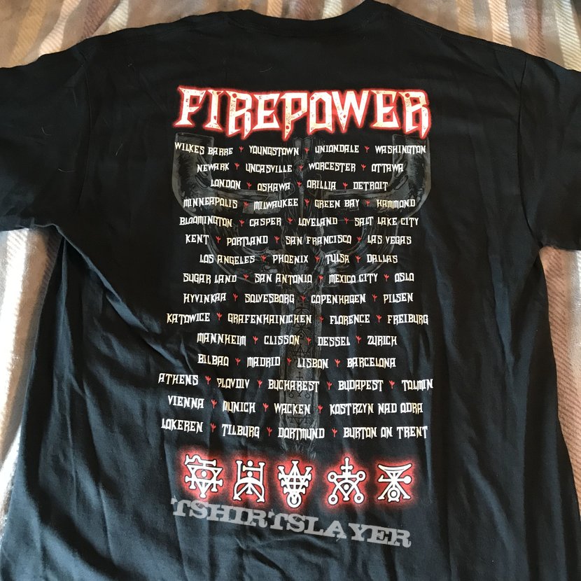 At forurene desillusion stål Judas Priest, Judas Priest Firepower Tour Shirt TShirt or Longsleeve  (IntoTheVoid89's) | TShirtSlayer