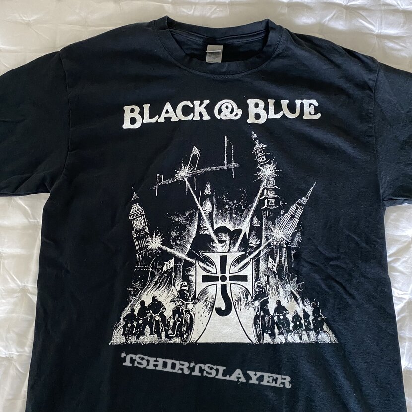 Black Sabbath Black &amp; Blue Bootleg Shirt