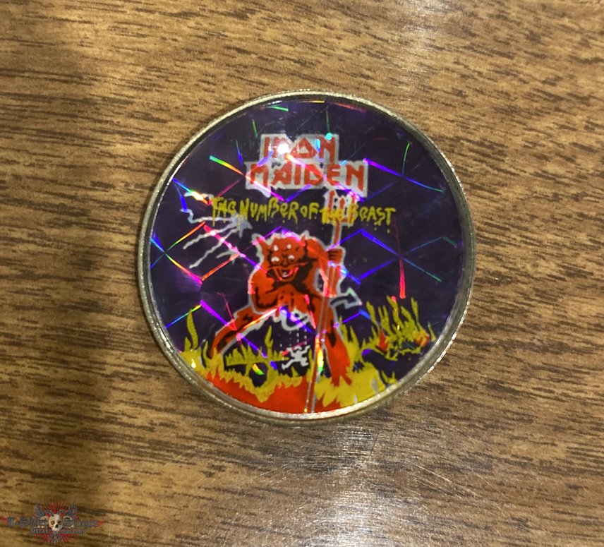 Iron Maiden NotB Pin