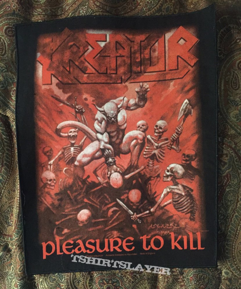 Kreator Pleasure to Kill Backpatch 