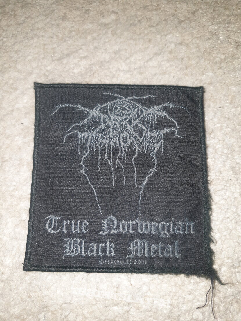Darkthrone  true Norwegian black metal patch