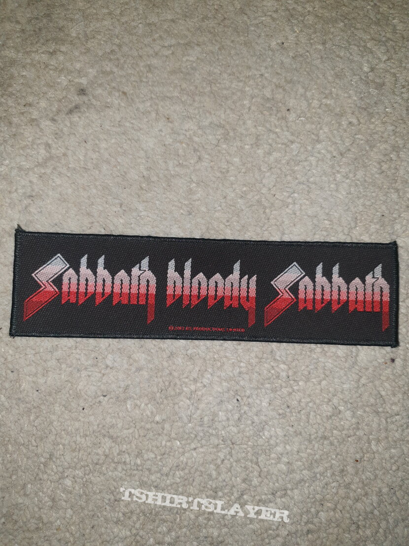 Black sabbath  sabbath bloody sabbath strip patch