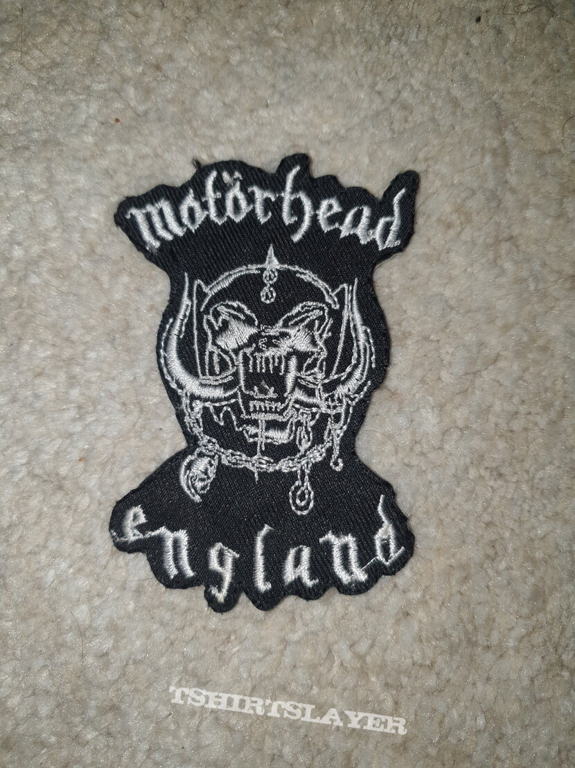 Motörhead Motorhead  shaped England patch