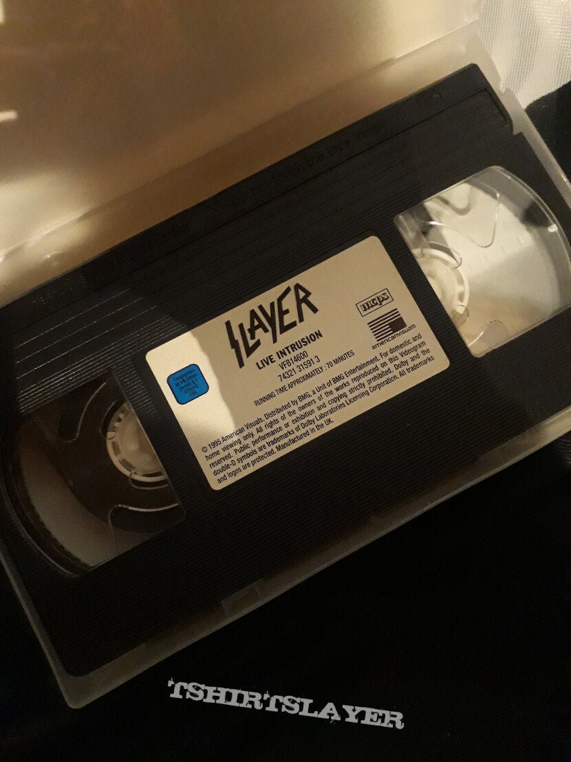 Slayer Live Intrusion VHS