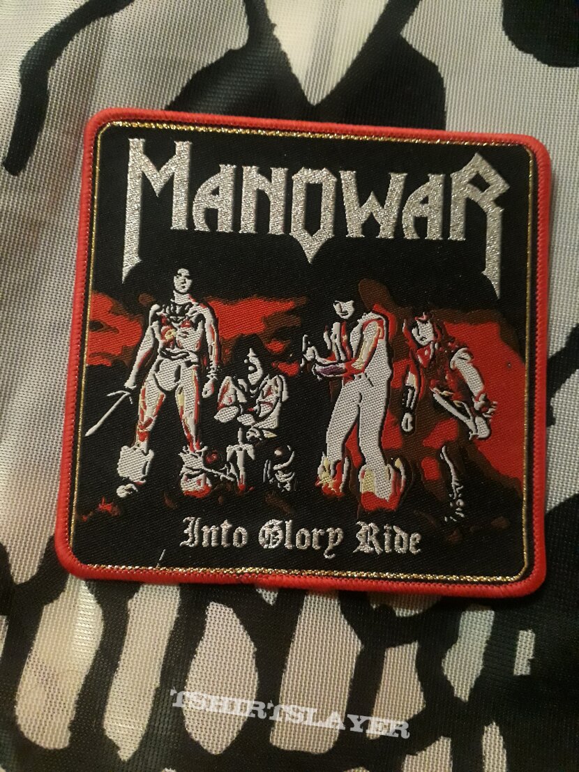 Manowar Into Glory Ride Patch (Red)