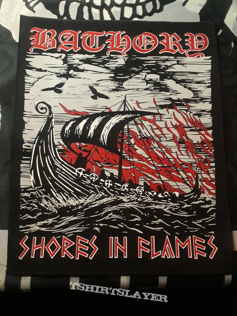 Bathory Shores in Flames Backpatch