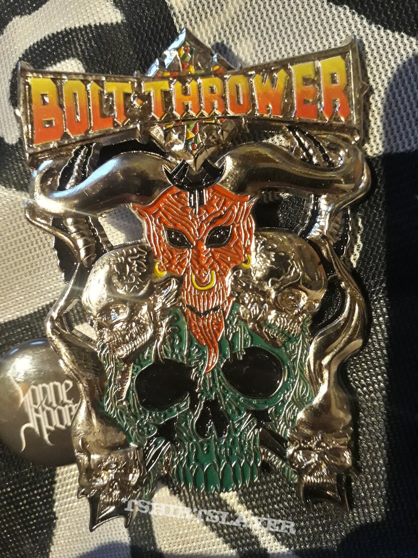 Bolt Thrower Oversized Enamel metal pin