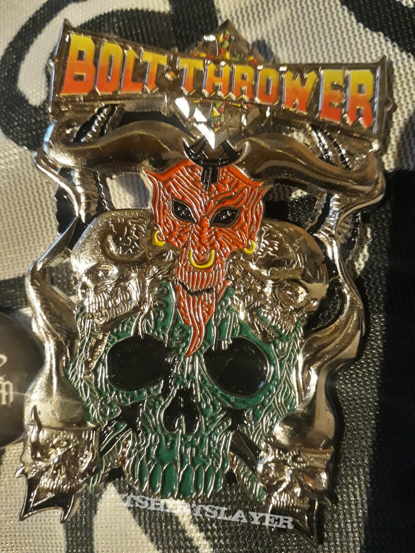 Bolt Thrower Oversized Enamel metal pin
