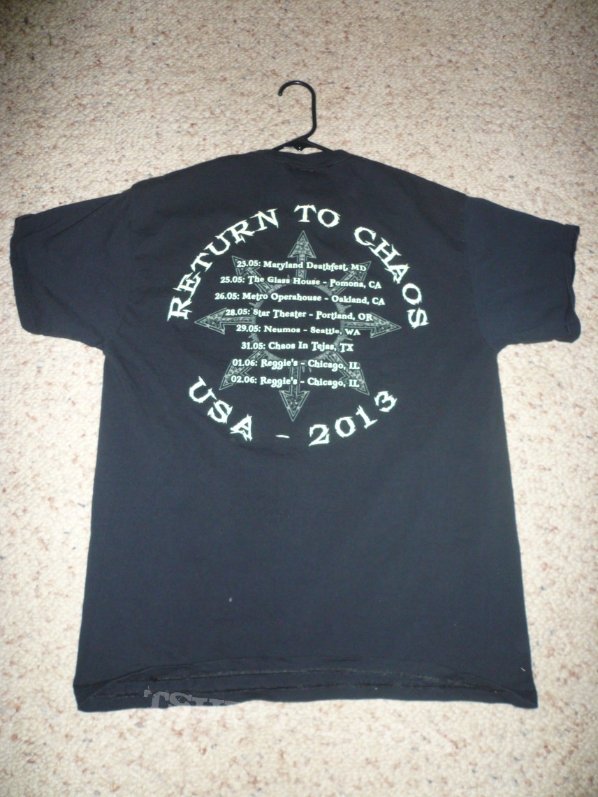 Bolt Thrower-Return To Chaos 2013 Tour Shirt