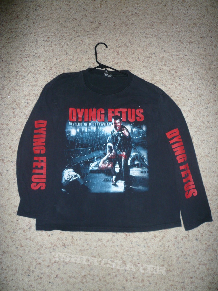 TShirt or Longsleeve - Dying Fetus-Descend into Depravity (Longsleeve, Japanese Bootleg)