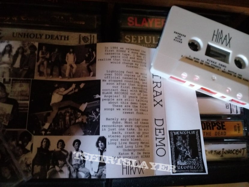 Hirax - Demo 1984 (Reissue tape)