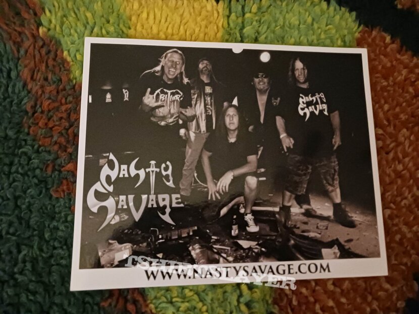Nasty Savage -  Setlist + Guitar Pick