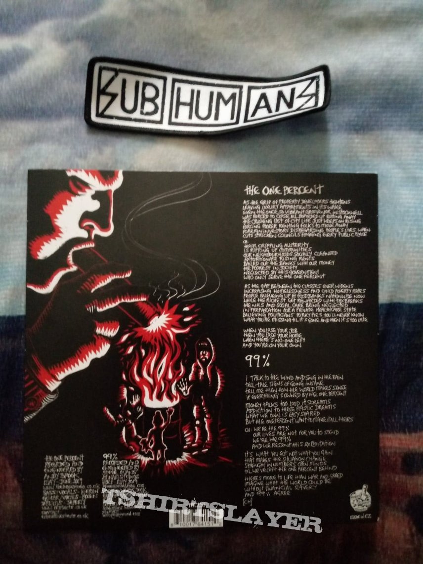 Subhumans / Restarts - 99% / 1% (7&quot; single + patch)