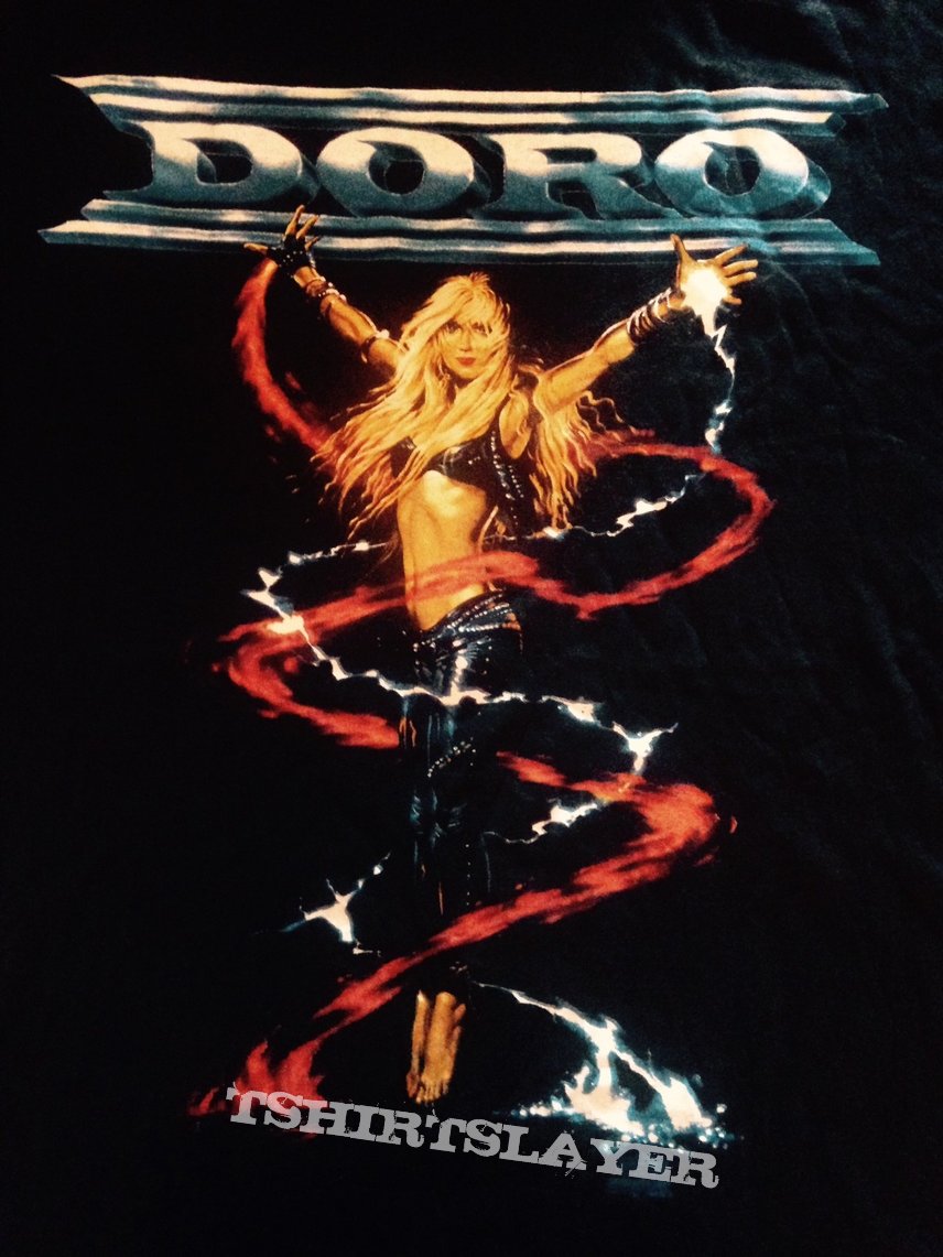 Doro Vintage 1993 Tee Rare Diamonds German Tour