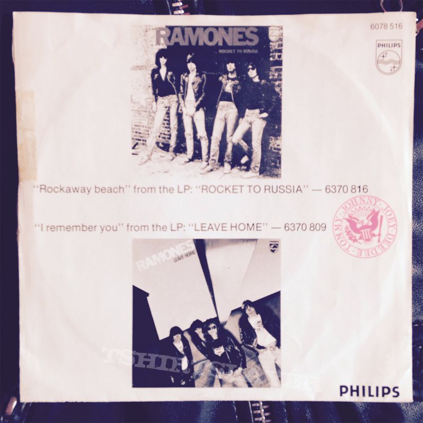 RAMONES 1977 Rockaway Beach Belgian edition 7&quot;