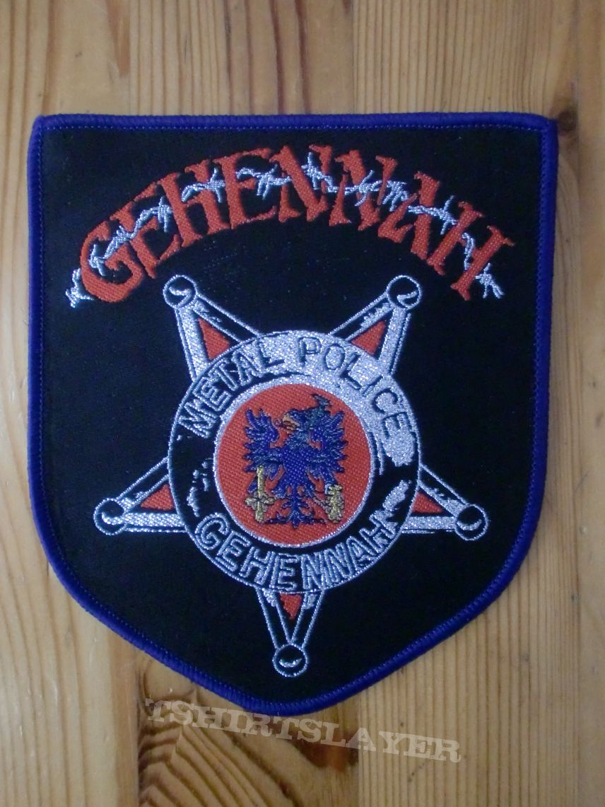 Gehennah &quot;Metal Police&quot; Patch