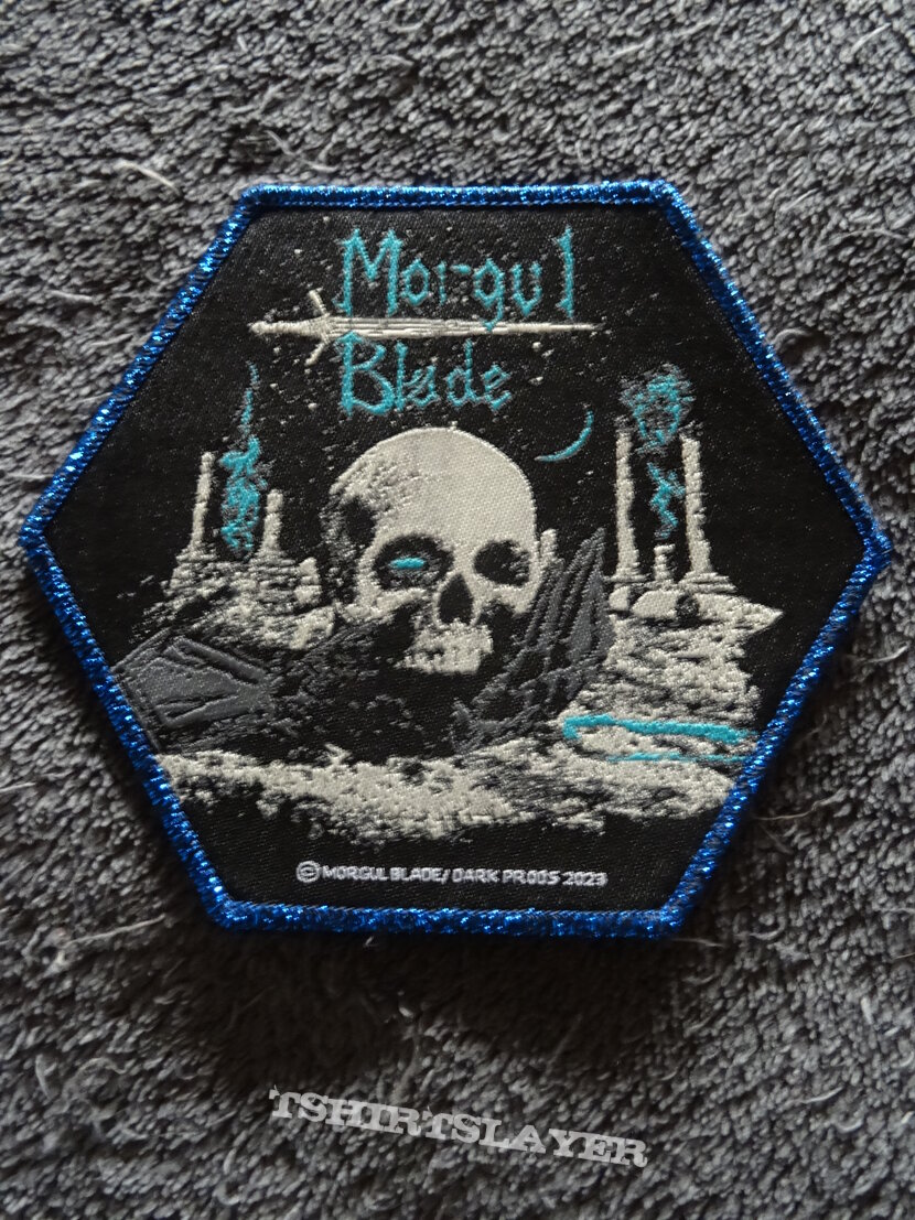 Morgul Blade "Hexagonal Dark Lord" Blue Glitter Border Patch Morgul Blade "Hexagonal Dark Lord" Blue Glitter Border Patch
