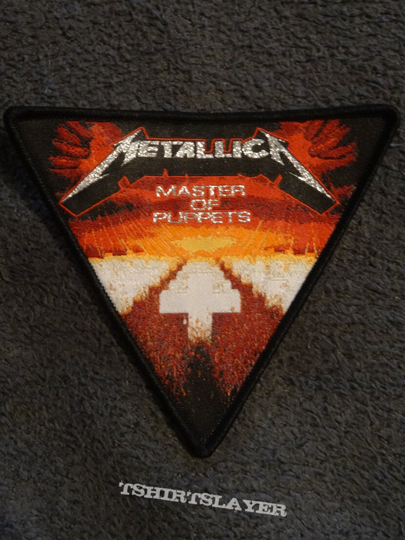 Metallica - &quot;Master Of Puppets&quot; Triangle Patch Black Border