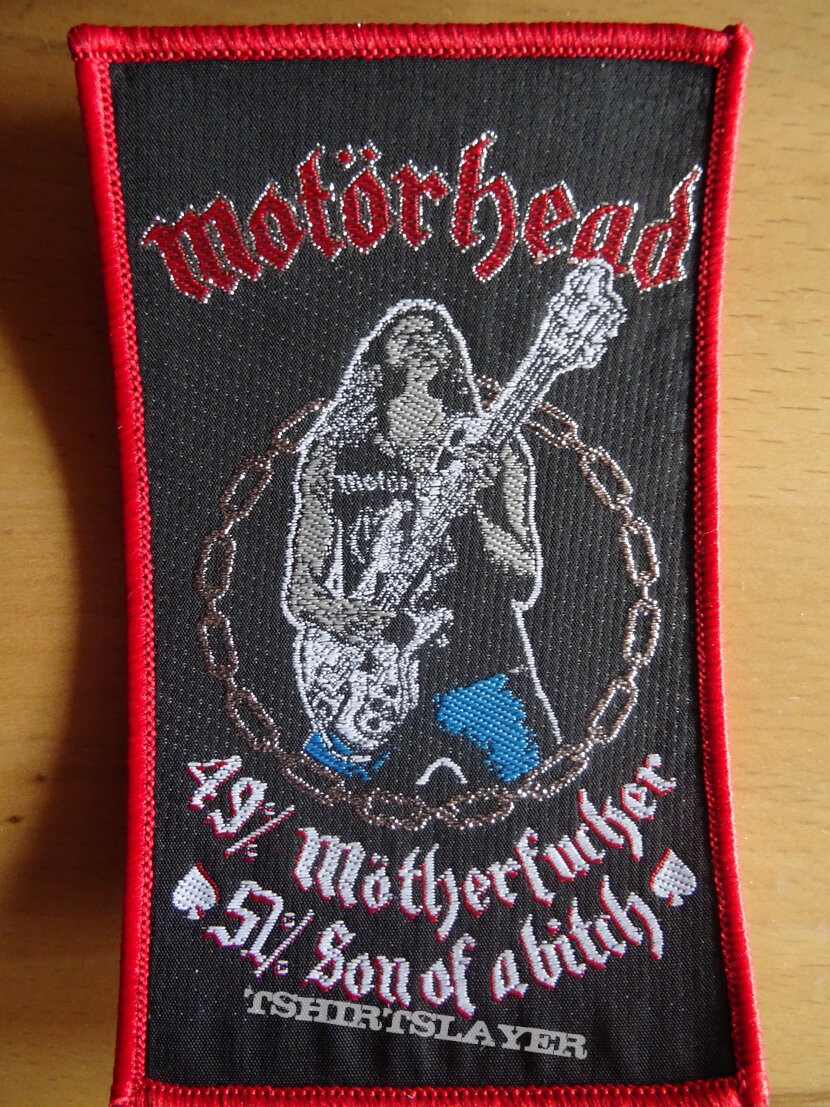 Motörhead -&quot;Lemmy&quot; Red Border Patch