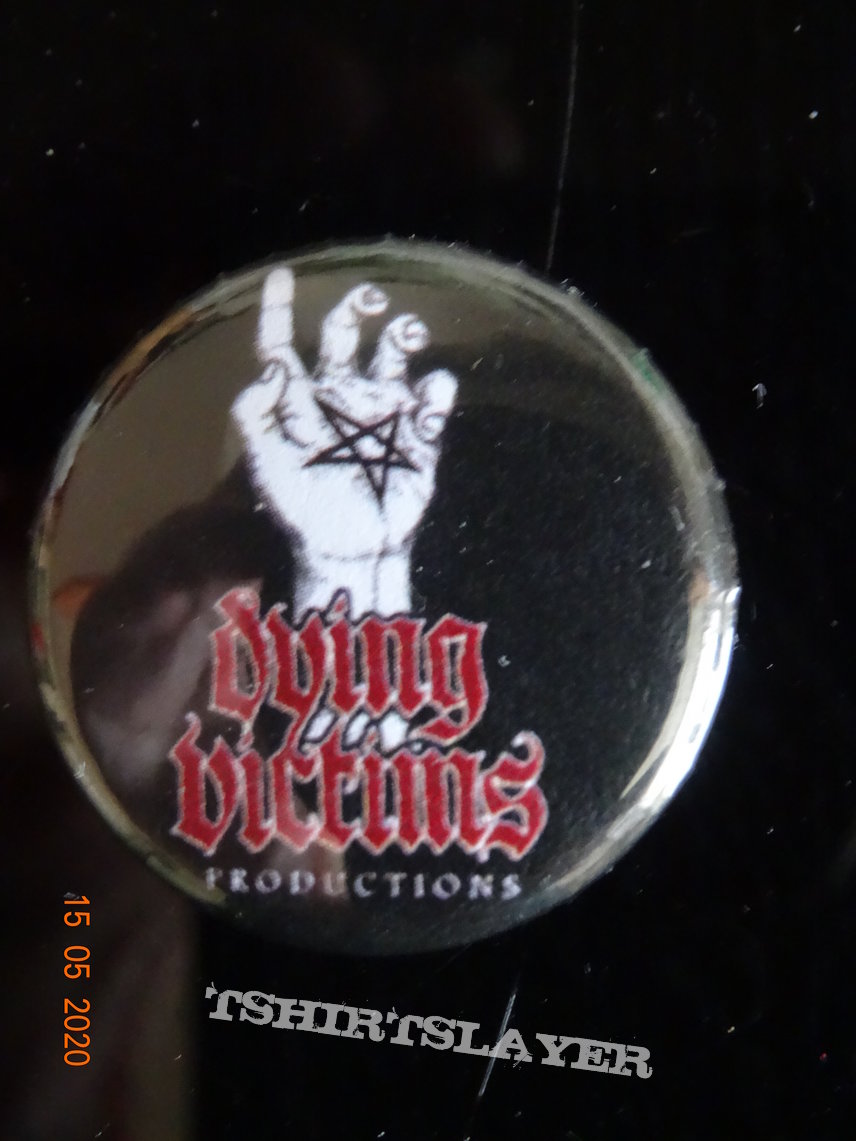 Iron Kobra Dying Vicitms Pin (Distro-Label)
