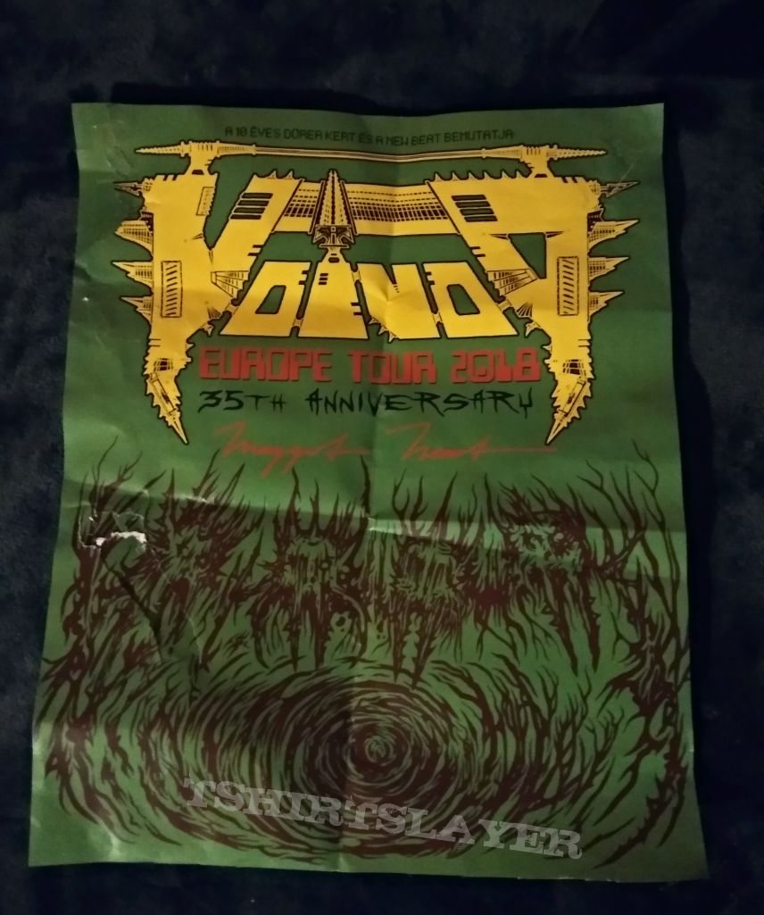 Voivod 35th anniversary tour event poster