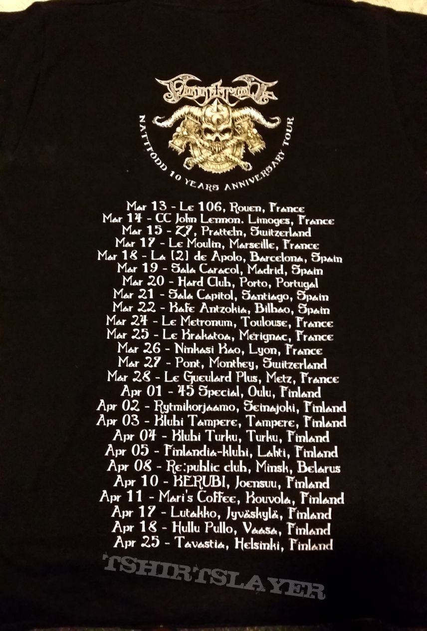 Finntroll tour shirt