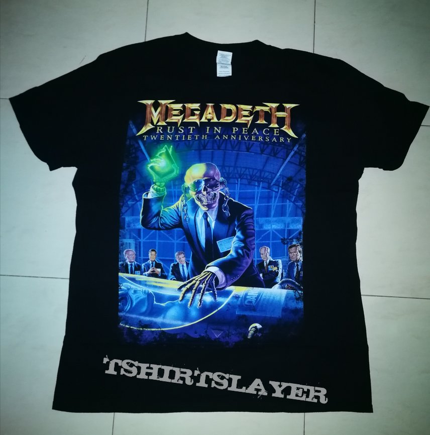 Megadeth - Rust in Peace 20th anniversary Tshirt