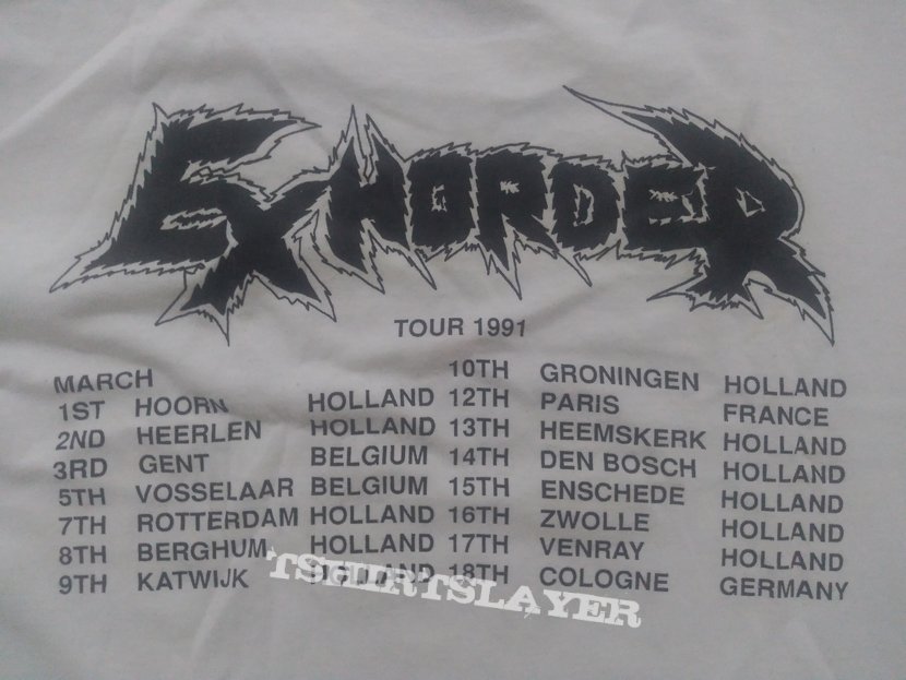 Exhorder European Tour 1991