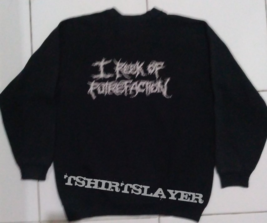 Carcass &quot;I reek of Putrefaction&quot; sweater 1990