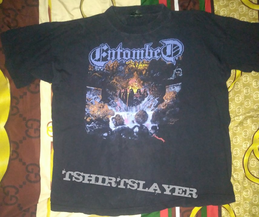 Entombed Clandestine Earache Original T-shirt 90s | TShirtSlayer