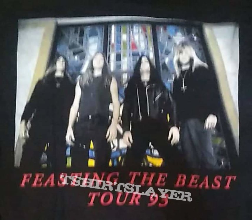 Deicide Amon Feasting The Beast Tour 1993 Original Longsleeve