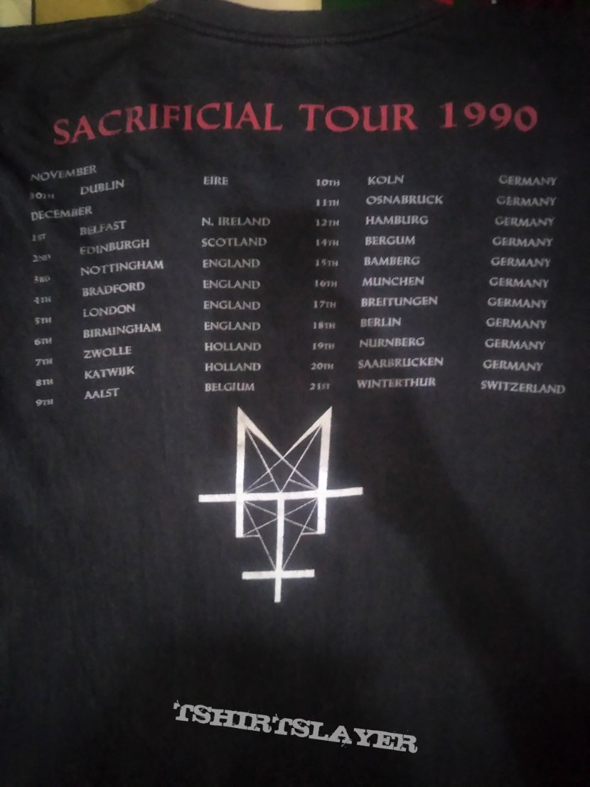 Deicide Sacrificial Tour 1990 Original