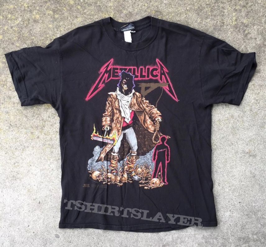 1994 Metallica Pushead Unforgiven shirt